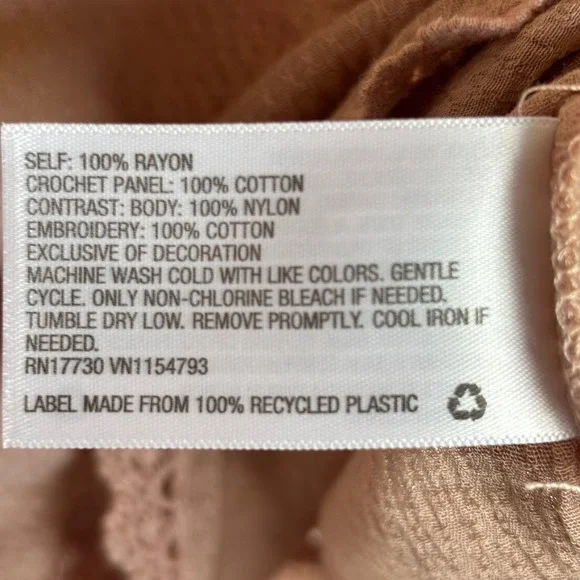 Knox Rose Womens M Dusty Rose Ruffle Lace Trim Sleeveless Top Boho Cottagecore - Picture 3 of 7